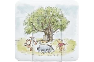 Ceba Baby Fasciatoio – Morbido fasciatoio per cambiare pannolini, con motivi Disney – PVC robusto lavabile – fasciatoio – 75 x 72 cm – Winnie the Pooh