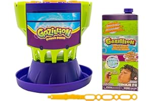 Gazillion Ultimate Bubble Craze Machine Mega Electric Bubble Machine for Kids, Parties, Celebrations and Outdoors Plus Party Mode Colour Changing LED Lights Toys & Gifts Ages 3+