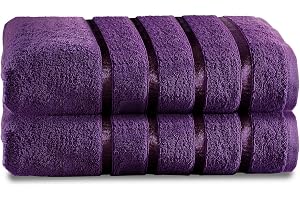 GC GAVENO CAVAILIA Lyxiga jumbo badlakan, 100% ringspunnen bomull, 2-pack blekningsbeständiga extra absorberande handdukar, e