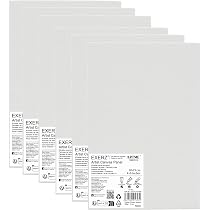 10 Leinwände Zum Malen 20,3x25,4 Cm – Gespannt, 100% Baumwolle, Vorgrundiert, Mit Kiefernholzrahmen