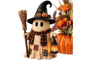 Halloween Skrivbordsfigurer Läskiga heminredningsfigurer med belysning