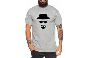 WHYKIKI Heisenberg T-Shirt pour Homme Hermanos Bad Mr White Breaking