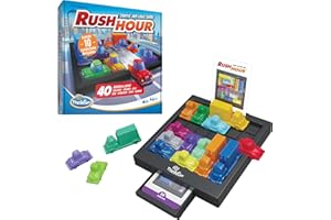 ThinkFun Rush Hour® - The ingenious traffic game. Logic game for children and adults, from 8 years. Includes 10 additional tasks. Amazon special edition