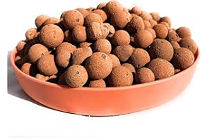 Mokuzai Expanded Clay Pebbles: Horticultural Hydroponic PureGrow® LECA Lightweight Aggregate Pellet Balls (1.5 Litres)