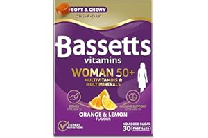Bassetts Vitamins Woman 50+ Multivitamins & Multiminerals Orange & Lemon Flavour 30 Gummy Pastilles