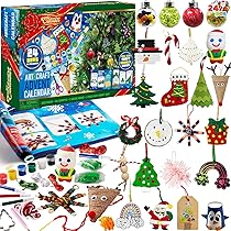ArtSkills Christmas Craft Advent Calendar 2024 - 25 Day Holiday Craft Kit For Kids