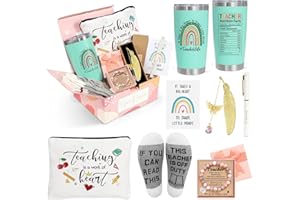 Loiieru Teacher Appreciation Gifts for Women, Teachers Gifts, 20 OZ Tumbler for Teacher's Birthday, Back to School Gift, Thank You Gift, Teacher Valentines Day Christmas Idea