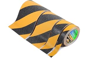 Tiruiya Ruban à Friction Antidérapante Escalier pour Bande/Bain/Escalier Bois/Marche Escalier Exterieur/Revêtements de Sol Bande D'avertissement Sécurité