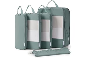 Narwey 5 zestawów kompresyjnych kostek do bagażu, organizery do walizki, torby podróżne, niezbędna torba