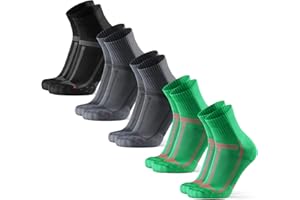 DANISH ENDURANCE Calze Running Uomo, Calzini Antiscivolo da Corsa, Anti-Vesciche, Calze per Trail Running, Trekking & Sport, Unisex, 3 o 5 Paia