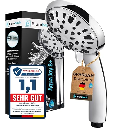 Steinberg Handbrausegarnitur Serie 100 – Chrom, Mit 3-fach Verstellbarer Brause & 150 Cm Schlauch