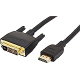Amazon Basics HDMI to DVI Adapter Cable - 6 Feet, 24-Pack (Not for connecting to SCART or VGA ports)