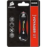 Corsair Flash Voyager GTX USB Stick black, red Black 64 gb