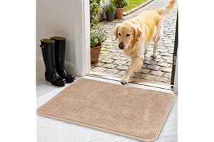 AUAUY Zerbino Trappola Sporco, 60 x 90 cm Zerbino Asciugapassi för inomhus, Vattenabsorberande matta, Halksäker, Tvättbar, för Hund, Ingång, Dörr och Korridor, Hem och Kontor