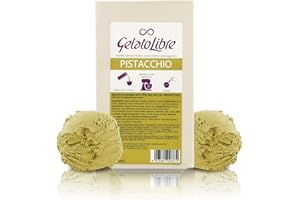 DOMORI Préparation pour Glace à la Pistache 100% Vegan - Brique de 1 Litro