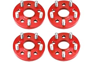CarBole Élargisseurs de Voie 5x120 & 20mm/15mm (2 Paires) Hubcentric NLB:72,56 avec Boulon:M12x1.5 (Rouge),Compatible avec BMW etc.