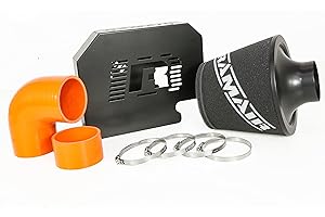 RAMAIR FILTERS Ramair Air Filter Intake Kit, ECU Bracket & Orange Hoses - Ford Focus ST 225 mk2
