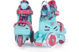Apollo Kids My 1st Patins à roulettes réglables pour enfants, taille 26-30, pour filles et garçons, idéaux pour les débutants, patins à roulettes d'entraînement avec double frein