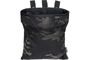 IDOGEAR Bolsas Tácticas Molle Bolsa de Descarga Bolsas de Revistas con Cordón Plegables Bolsa de Descarga Plegable de Utilidad Bolsa de Cintura