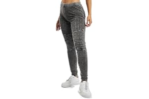 Urban Classics Damen Leggings Ladies Denim Jersey Sport-Leggings, Yoga-Hose für Frauen in Jeans-Optik in 3 Farben, Größen XS - 5XL