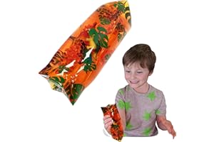 Wiggly Jiggly - Dinozaur firmy Deluxebase łagodząca stres i niepokój, zabawka węża wodnego z figurkami dinozaurów. Zabawka Fidget idealna do zabawek sensorycznych z autyzmem, zabawek ADHD i upominków