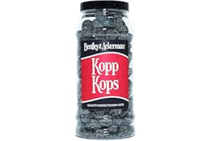 Kopp Kops Sweets - (640g) Original Retro Kopp Kops Sweets Gift Jar By Bentley & Ackerman's Sweet Shop.