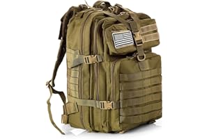 GUJOIN 50L Strapazierfähiger Nylon Wasserdichter Angeln Jagdrucksack Outdoor Militär Rucksäcke Taktische Sport Camping Wandertaschen