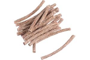 IMIKEYA 20 Pièces Naturel Amadou Feu Starter Corde Naturel Départ de Feu Chanvre Cire Infusé Tressé Cordon Matériel de Camping Feu Starter Kit pour en Plein Air Camping Randonnée