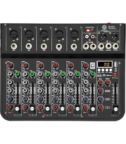 Alto ZMX862 6-Channel Compact Mixer (Black) : Amazon.in: Musical