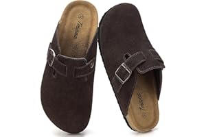 Tmaza Sabot Donna Ciabatte-Comodo Pantofole-Fibbia Regolabile al Piede Zoccoli,36-42