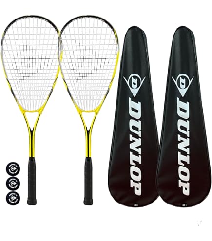 Lot De 2 Raquettes Wilson Pro Team Et 3 Balles Dunlop Pour Squash, Valeur 83€