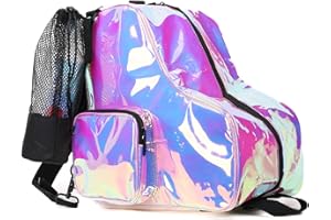 Fydelity Roller Skate Bag Girls Roller Skate Backpack Roller Skate Accessories for Women Ice Skates Kids Ice Skate Bag Rollerskate bag Ice Skating Bag Roller Skate Roller Skating Bag