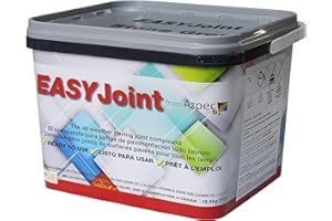 AZPECTS EASYJoint Patio Sand Ready Mixed Paving Jointing Compound For Outdoor Natural Stone, Slate And More. 12.5kg All Weather, Strong And Durable Sweep In Joint Compound - Stone Grey