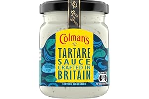Colman's Tartare Sauce crafted in Britain the perfect condiment for fish & chips 144 g