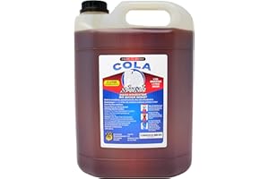 ‎AROMHUSET Cola-Slushkonzentrat 5 L | Mischungsverhältnis 1:5 | Slush-Eis | Crush-Eis | Wassereis | Granita | ohne künstliche Farbstoffe | für Slushie-Maker