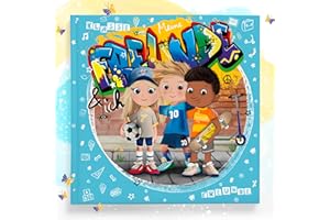 Urselli "Meine Freunde und ich Freundebuch Schule Mädchen und Jungen Graffiti Design | Freundschaftsbuch Grundschule | Meine Freunde Buch | Geschenk zur Einschulung | Schulfreundebuch zum Ausfüllen