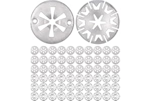 Zocipro 60ks Klipsy do tarczy cieplnej, Klipsy do tarczy wydechowej samochodu, Metal Locking Star Podkładki do tarczy cieplnej do samochodu