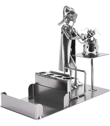 Steelman24 I Figurine En Métal Médecin Praticien Avec Porte-Cartes De Visite I Made In Germany I