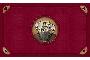 MTJ® - Tapis Tarot Prestige 3 Bouts - Matière Jersey Néoprène - Fabrication Française (Bordeaux, 100x60 cm)