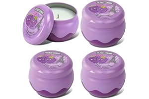 The Fruit Company Vela Perfumada Moras en lata de 150 gr con 1 mecha, con cera vegetal, duración +40hrs y extractos naturales