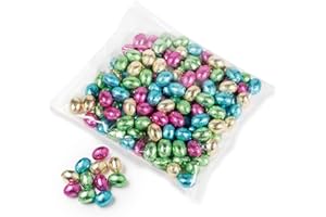 SIMON COLL Simón Coll - Huevos de Pascua de Chocolate con Leche rellenos de delicioso Praliné de Avellanas - Bolsa de 1Kg