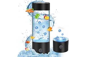 Kollecktiv Portatile Tazza Ricca di Idrogeno 470 ml, generatore portatile di bottiglie di idrogeno, bottiglia d'acqua migliora la qualità dell'acqua, adatta per ufficio, viaggi e bevande quotidiane