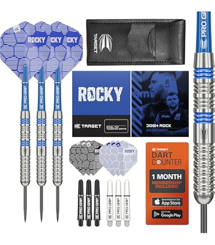 【4/4限定】MISSION Josh Rock V2 STEEL 22g Mission Josh Rock Darts v2 - Steel Tip - 95% - Rocky