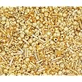 3300 perline in vetro da 3 mm, colore metallizzato, 8/0, perline pony, trasparenti, mini perline, perline metalliche, colori assortiti, argento lucidato