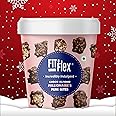 Fit & Flex Choco Almond Granola Mini Bites Oat Rich,Healthy Chocolate Snacks With Rice Crispies Rich Fibre And High Protein Granola Bars Treats For Kids | As Seen On Shark Tank India|250Gm (Pack Of 1)