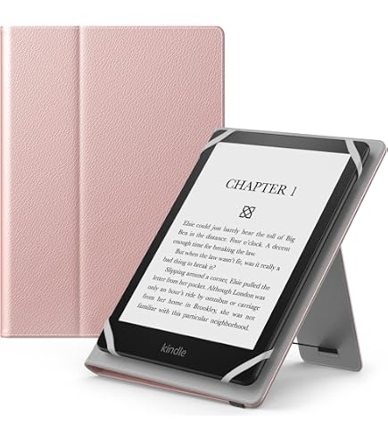 Bspring Étui Cuir Pour Kindle Paperwhite - Toutes Générations (2012-2018) - Avec Béquille - Housse Protectrice Fine