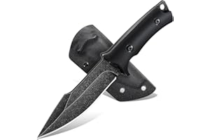 Freelander Outdoor Messer Survival, Jagdmesser Scharf Full Tang Outdoor Messer Feststehend mit Kydex, Camping Messer für Outdoor, Bushcraft, Wandern, Geschenke für Männer