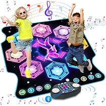 Tapis De Danse Musical Pour Enfants 3-12 Ans - Bluetooth, 4 Modes De Jeu, 9 Niveaux | Cadeau Anniversaire Noël