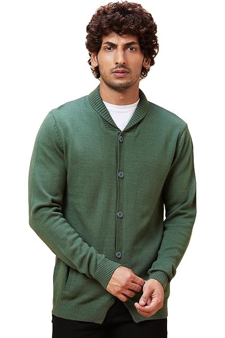TOUJOURS V-neck loose fit boy's cardigan