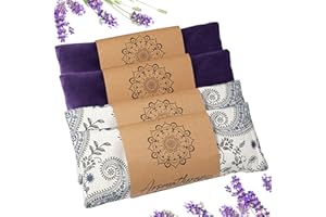 ‎HIHEALER Hihealer 2er / 4er-Pack Augenmaske Gewichts-Augenmaske mit Lavendel-Aromatherapie für Schlaf, Yoga, Meditation und Selbstpflege, entspannende Accessoires Weihnachtsgeschenke für Frauen Mütter